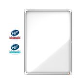 Nobo - Vitrine extérieure - 9 feuilles A4 - Surface magnétique - porte battante - 70,8 x 96,9 x 4,3 cm