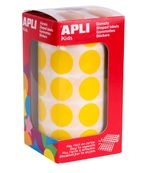 Apli - Gommettes rouleau - jaune