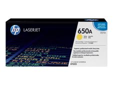 HP 650A - jaune - cartouche laser d'origine
