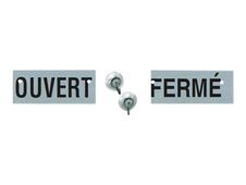 Pickup - Panneau double face - 70 x 150 mm - ouvert/fermé