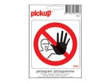 Pickup - Pictogramme - Passage interdit - 100 x 100 mm