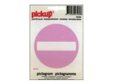 Pickup - Pictogramme inversé - Entrée inderdite - 100 x 100 mm