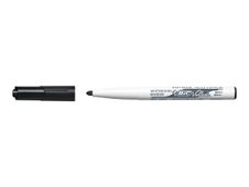 BIC VELLEDA 1741 - Boîte de 12 marqueurs effaçables - pointe ogive - noir