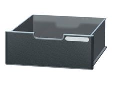 Exacompta Modulo Ecoblack - Tiroir avec fronton jumbo noir/gris souris
