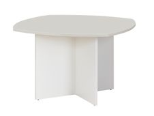 Table rectangulaire avec côtés arrondis SUNDAY - Gris