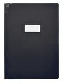 Oxford Strong Line - Protège cahier sans rabat - 17 x 22 cm - noir opaque