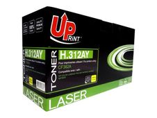 Cartouche laser compatible HP 312A - jaune - Uprint