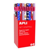 Apli Agipa - Papier cadeau - 70 cm x 2 m - différents motifs enfants