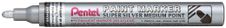 Pentel Paint Super - Marqueur permanent - pointe moyenne - argent