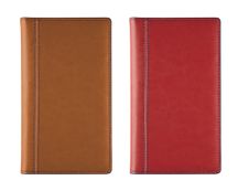 Agenda de poche spiralé Interplan Palermo Fashion - 1 semaine sur 2 pages - 9 x 16 cm - disponible dans différentes couleurs - Brepols