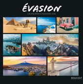 Bouchut Evasion - Calendrier illustré mensuel - 30 x 30 cm