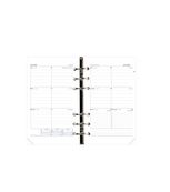 Recharge pour organiseur Timer 21 Horizontal - 1 semaine sur 2 pages - 15 x 21 cm - Quo Vadis