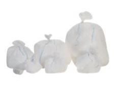 Promosac Médiprotec - 50 Sacs poubelle blanc 20L