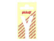 Pickup - Étiquette autocollante - 90 mm - Lettre Y - blanc mat