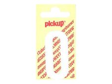 Pickup - Étiquette autocollante - 150 mm - Lettre O - blanc mat