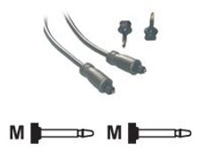 MCL Samar - câble audio optique Toslink (M)/(M) + adaptateur - 1 m