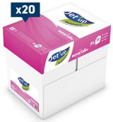Jet'up Bureau Vallée - Papier blanc - A4 (210 x 297 mm) - 80 g/m² - 50 000 feuilles (20 cartons de 5 ramettes)