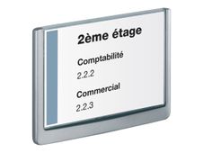 Durable Click Sign - Plaque de porte - A5 paysage