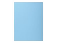 Exacompta Super 210 - 50 Chemises 1 rabat - 210 gr - bleu