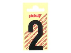 Pickup - Étiquette autocollante - 150 mm - Chiffre 2 - noir mat