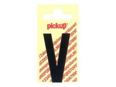 Pickup - Étiquette autocollante - 150 mm - Lettre V - noir mat