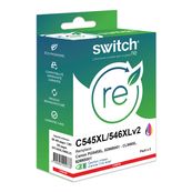 Cartouche remanufacturée Canon PG-545XL/CL-546XL - Pack de 2 - noir, cyan, magenta, jaune - Switch