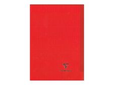 Clairefontaine Koverbook - Cahier polypro 17 x 22 cm - 96 pages - grands carreaux (Seyes) - rouge