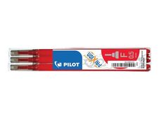 Pilot Frixion Ball - 36 Recharges pour rollers effaçables - 0,5 mm - rouge