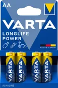 VARTA Longlife Power - 4 piles alcalines - AA