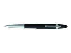 Fisher Space Pocket - Stylo à bille noir mat et chromé