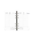 Recharge pour organiseur Timer 17 Pocket-S - 1 jour par page - 10 x 17 cm - Quo Vadis