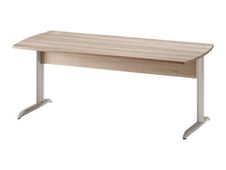 Bureau JAZZ+ - 140 cm - Pieds métal - Chêne gris