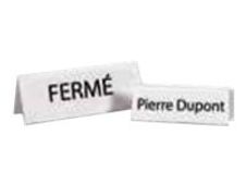 Promocome - Chevalet porte nom 210 x 61 mm
