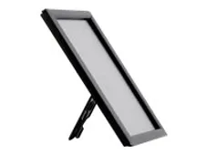 Promocome Ecoframe - Cadre porte-affiche clippant à poser ou à fixer au mur - A6 - noir