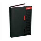 Agenda L'Étudiant gommé - 1 jour par page - 12 x 18 cm - noir gommé mat - Exclusivité Bureau Vallée - Hamelin