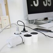 WATT & CO MODULOWATT - Multiprise 3 prises - 1 prise 16A et 2 ports USB