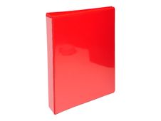 Exacompta Kreacover - Classeur à anneaux personnalisable - Dos 44 mm - A4 Maxi - rouge - 3 pochettes extérieures