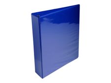 Exacompta Kreacover - Classeur à anneaux personnalisable - Dos 47 mm - A4 Maxi - pour 200 feuilles - bleu - 3 pochettes extérieures
