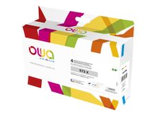 Cartouche compatible HP 973X - pack de 4 - noir, cyan, magenta, jaune - Owa K10480OW 