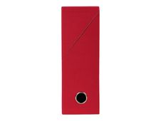 Exacompta - Boîte de transfert - dos 90 mm - toile rouge