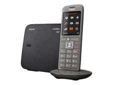 Gigaset CL660A Trio - téléphone sans fil - avec répondeur + 2 combinés supplémentaires - noir