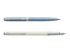 Enzo Varini Archetto - Parure stylo à bille et sylo plume laqué perle irisé