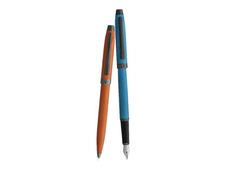 Enzo Varini Taormina - Parure stylo à bille et sylo plume laqué irisé orange