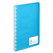 Viquel Propyglass Geode - Porte vues personnalisable à pochettes repositionnables - 60 vues - A4 - bleu