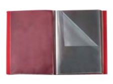 Viquel Propyglass - Porte vues personnalisable - 80 vues - A4 - rouge