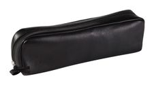 Clairefontaine - Trousse rectangulaire - cuir noir