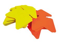 Apli Agipa - 10 flèches fluo non effaçables - jaune/orange - 32 x 48 cm