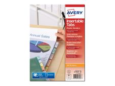 Avery - Pochette intercalaire 8 positions - A4 Maxi - polypropylène