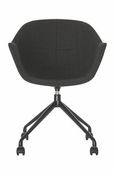 Lot de 2 chaises GANT - avec accoudoirs - anthracite