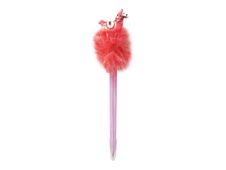 Carpentras - Stylo à bille fantaisie avec plumes - lama